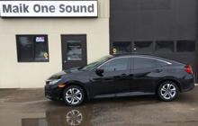 2018 Honda Civic with professional window tint